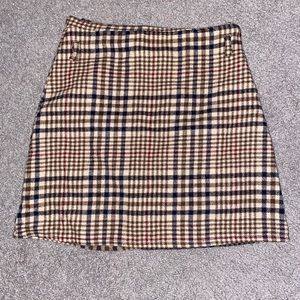 Plaid skirt